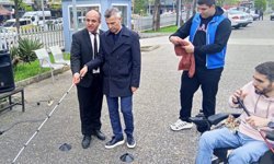 Samsun'da 'Engel Tanımayan Eller' sergisi açıldı