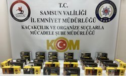 Samsun'da kaçak sigara operasyonunda 6 bin 400 makaron ele geçirildi