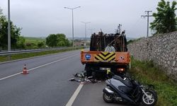 Samsun'da kamyonete arkadan çarpan motosikletin sürücüsü öldü