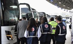 Samsun'da Kurban Bayramı öncesi otogarda denetim yapıldı