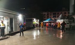 Sel meydana gelen Havza'da ekipler için seyyar mutfak oluşturuldu