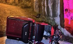Sinop'ta 3 tekerlekli motosikletin istinat duvarına çarptığı kazada sürücü ağır yaralandı