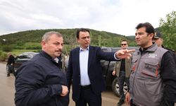 Tokat Valisi Köklü, Niksar'da taşkın riski bulunan bölgelerde incelemelerde bulundu