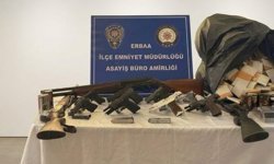 Tokat'ta ruhsatsız silah operasyonunda 14 zanlı yakalandı