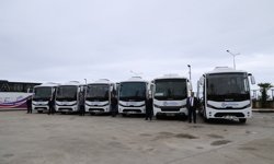 Trabzon Büyükşehir Belediyesi araç filosuna 12 otobüs ekledi