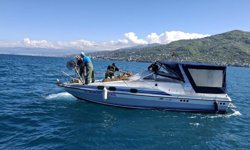 Trabzon'da kalkan balığı denetimlerinde 3 bin metre ağa el konuldu