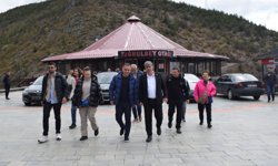 TUREB üyeleri Torul'daki Cam Seyir Terasını ziyaret etti