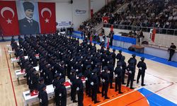 Amasya'da eğitimini tamamlayan 162 polis adayı mezun oldu
