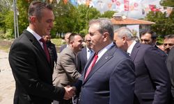 BBP Genel Başkanı Destici, Kuşçu'da partisinin ve MHP'nin seçim ofisini ziyaret etti