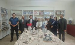 Çaykara Halk Eğitim Merkezi yıl sonu sergisi açıldı