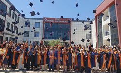 Gerze Meslek Yüksekokulunda mezuniyet heyecanı yaşandı
