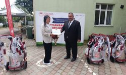 Gerze'de üreticilere süt sağım makinesi dağıtıldı