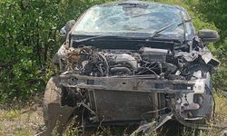 Gümüşhane'de devrilen hafif ticari araçtaki 1 kişi öldü, 2 kişi yaralandı