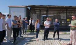 İnegöl Belediyesi'nin enerji üssüne üniversitelilerden yerinde inceleme