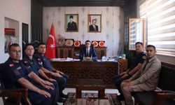 Jandarmadan Küre Kaymakamı Çakır'a ziyaret