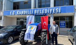 KANDİLLİ BELEDİYESİ'NE TRAKTÖR HİBESİ