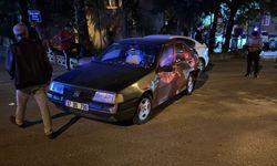 Karabük'te 2 kişinin yaralandığı zincirleme kaza güvenlik kamerasında