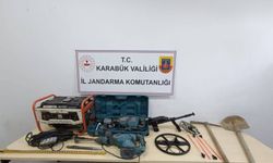Karabük'te izinsiz kazı ve uyuşturucu operasyonlarında 10 şüpheli gözaltına alındı