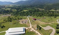Karabük'teki antik kentte 1750 yıllık pitos mezar bulundu