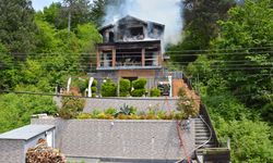 Kastamonu'da çıkan yangında villa kullanılamaz hale geldi
