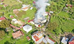 Kastamonu'da yangında cami, gasilhane ve yemekhane zarar gördü