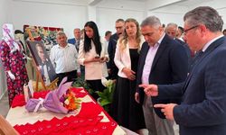 Merzifon'da kursiyerlerin el emeği ürünleri sergilendi