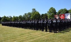 Samsun'da eğitimini tamamlayan 380 polis adayı mezun oldu