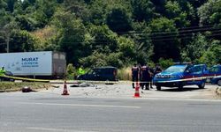 Samsun'da kamyonla çarpışan motosikletin sürücüsü öldü