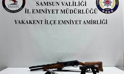 Samsun'da ruhsatsız silah operasyonu düzenlendi