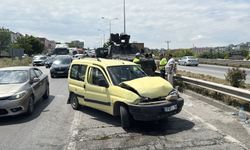 Samsun'da zırhlı polis aracının karıştığı trafik kazasında 1 kişi yaralandı