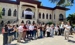 Sinop'ta lise öğrencilerince yıl sonu resim sergisi açıldı