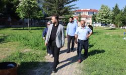 Vezirköprü'de 3 yeni park projesinde çalışmalar sürüyor