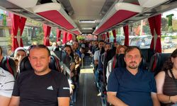 EREĞLİ'DEN OTOBÜSLERLE UĞURLANDILAR
