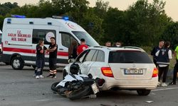 MOTOSİKLET KAZASINDA HAYATINI KAYBETTİ