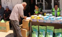 Antalya'da sel mağduru üreticilere destek