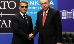 Cumhurbaşkanı Erdoğan, Macron ile bir araya geldi