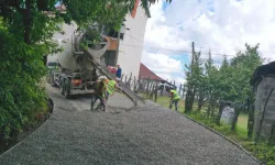 Ordu ve Samsun'u birleştiren yolda çalışmalar sürüyor
