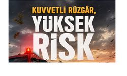MÜDÜRLÜKTEN ŞİDDETLİ RÜZGAR UYARISI