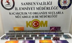 Samsun'da kaçak tütün ürünleri ele geçirildi