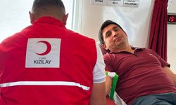 Türk Kızılay Alaca'da 112 ünite kan topladı