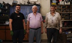 Üç kuşak bir arada ağır vasıta araçların bakım ve onarımını yapıyor