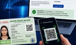 Amatör Denizci Belgelerinde QR kod dönemi başladı