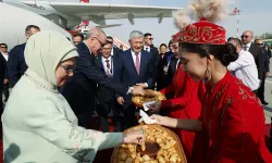 Cumhurbaşkanı Erdoğan Bişkek'te