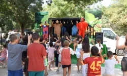 Kocaeli'de çocuklar tatilin tadını eğlenceyle çıkardı