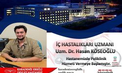 YENİ İÇ HASTALIKLARI UZMANI GÖREVDE