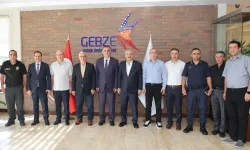 Gebze'de Başkan Büyükgöz'den Rektör Mantar'a 'hayırlı olsun' ziyareti