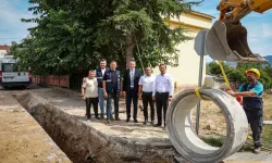Sakarya Pamukova'da yağmur suyu projesinde sona gelindi