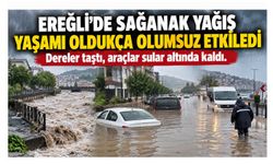 YOLLAR GÖLETE DÖNDÜ