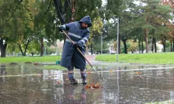 Bursa Osmangazi'de park ve yeşil alanlarda yoğun mesai
