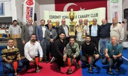 Dünyanın en büyük Yorkshire Kanarya Yarışması Edremit'te yapıldı
